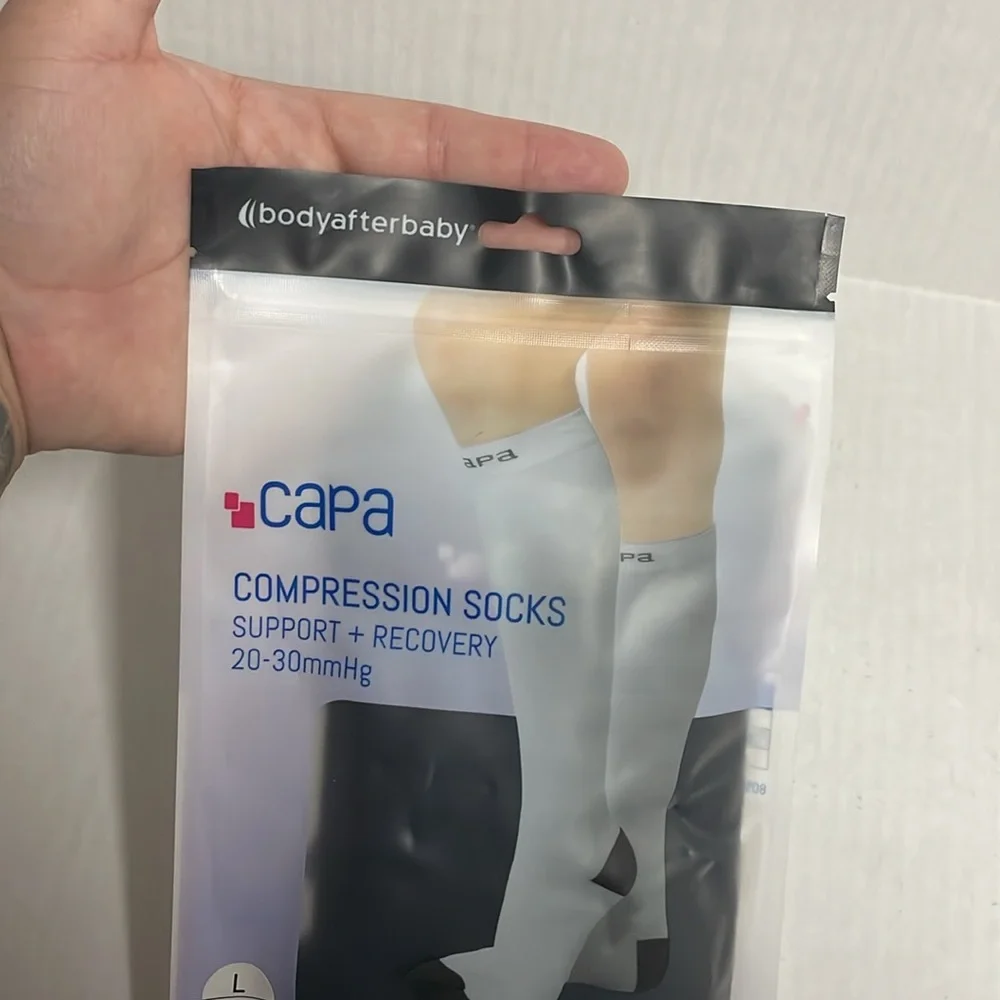 New In Packaging (Sealed) Capa Compression Socks - Fits 10.5-13 Shoe Size